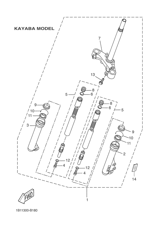 Front fork 2