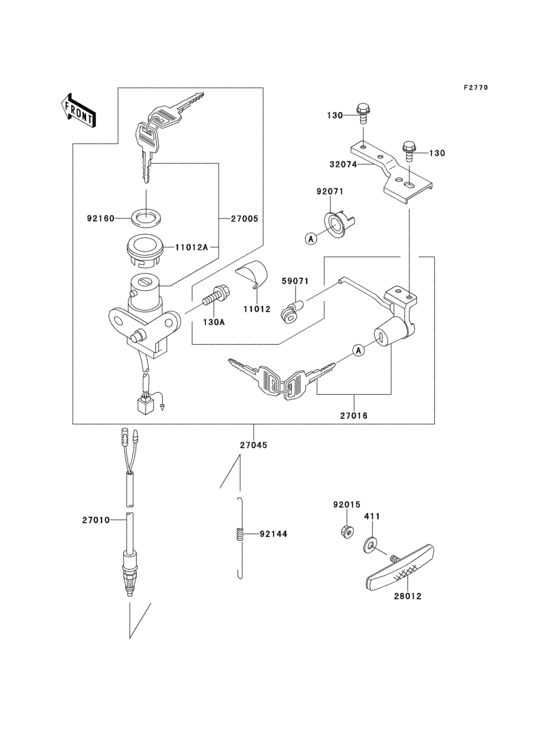 Ignition switch(an110-d2)