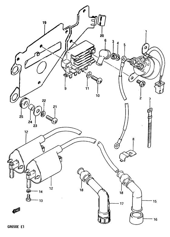 GR650 Equipo electrico