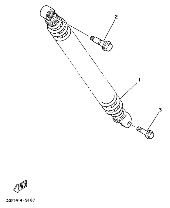 CR50Z Задняя подвеска