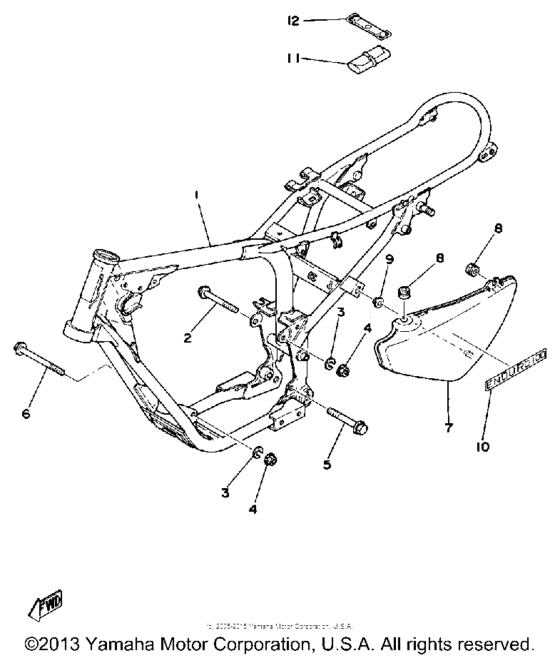 Frame side cover