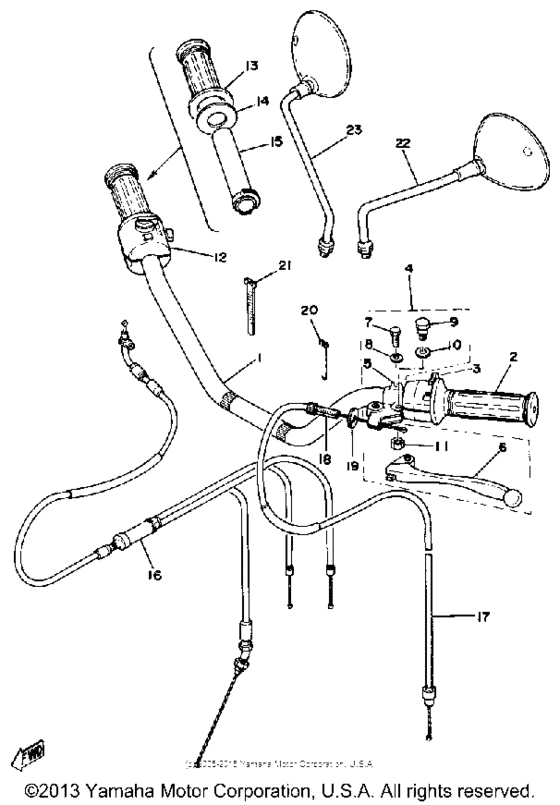 Handle wire