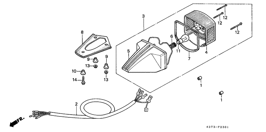 Taillight unit ass`y