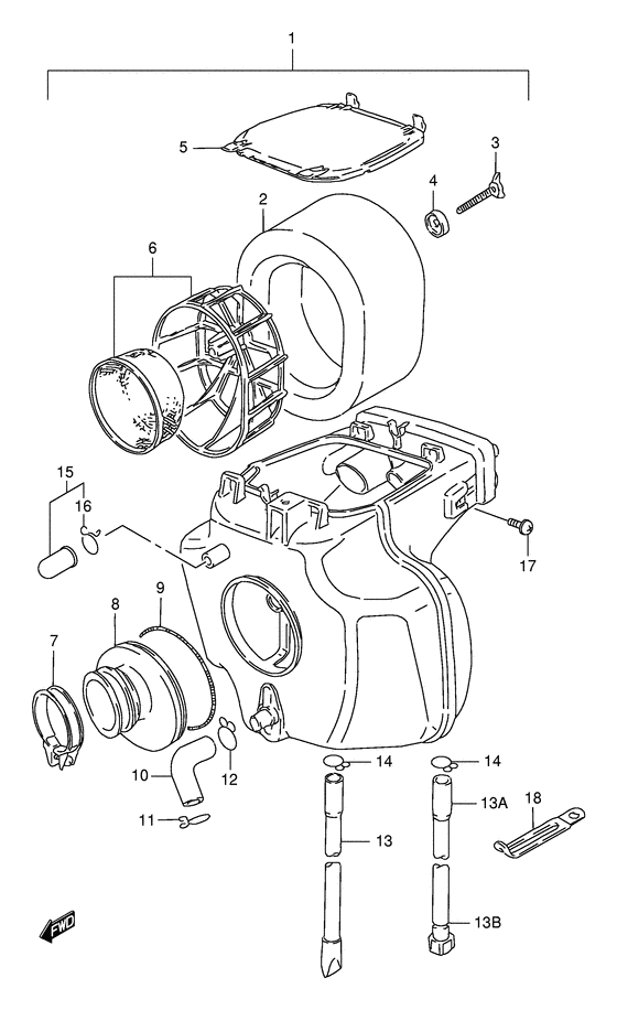 DR125 Воздухоочиститель