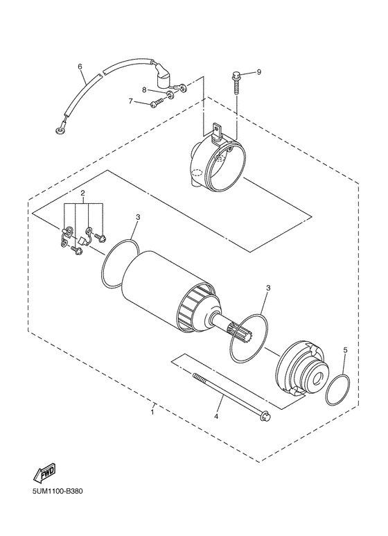 WR250F Стартер