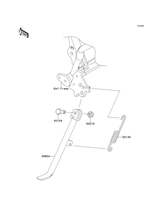 KL110 Подножка