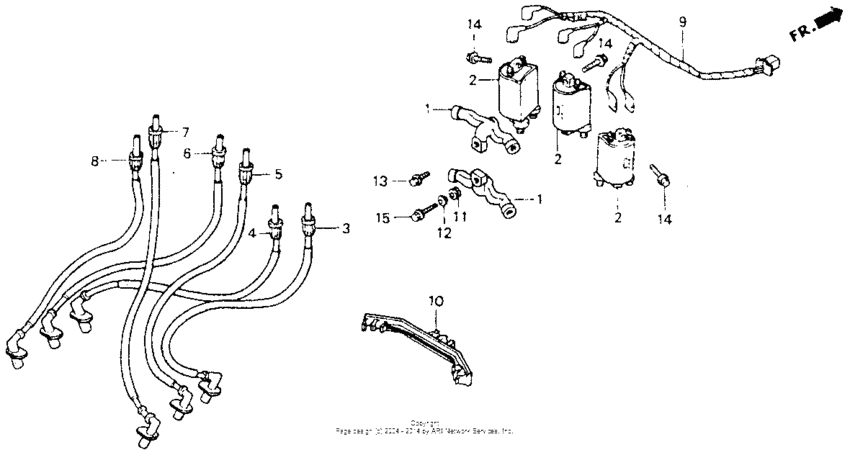 GL1500I Катушка зажигания