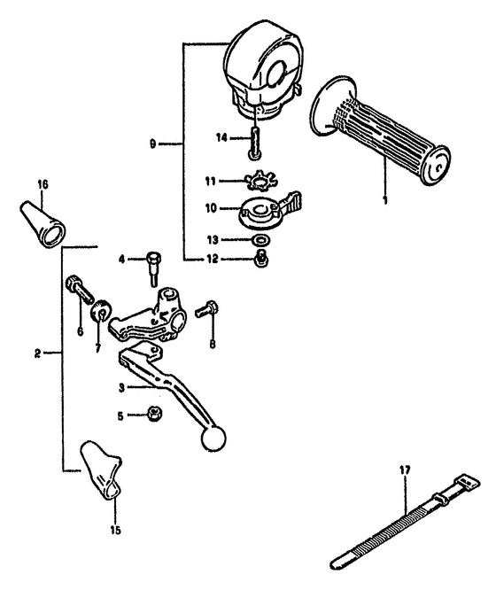 Left handle switch