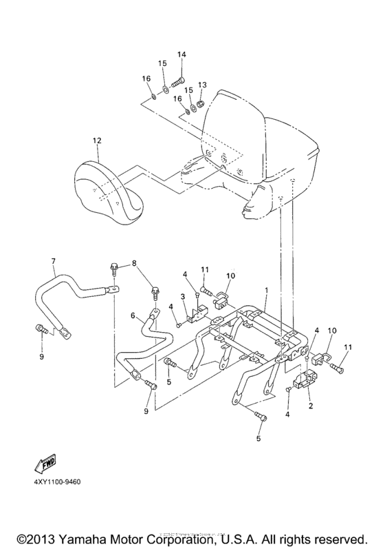XVZ13TFPC Кофр багажный