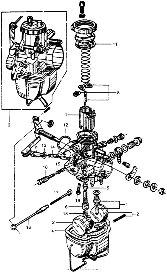 Left carburetor