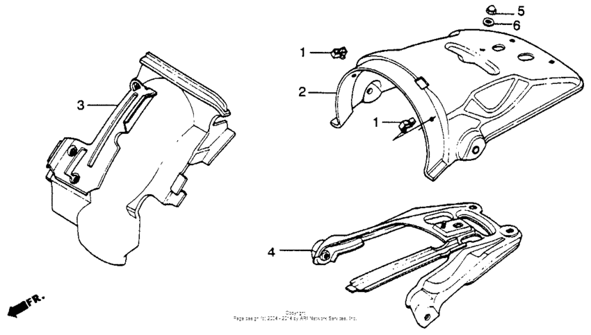 Rear fender 78-81