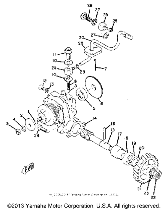 CT1 Масляный насос