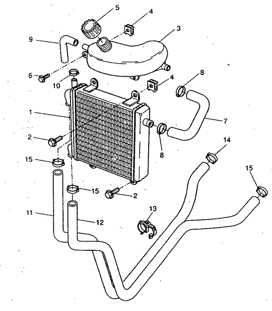 YQ50 Radiator. hose