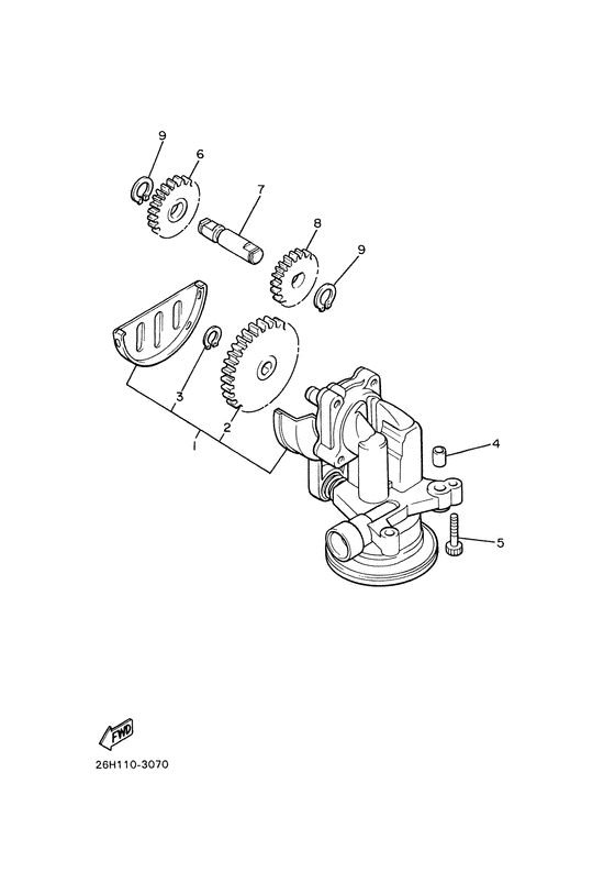 XVZ1300A Масляный насос