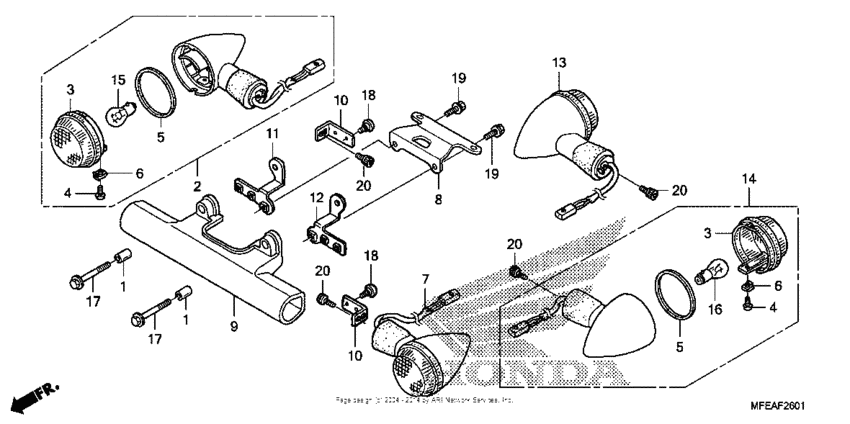 Turn signal (vt750c2b)