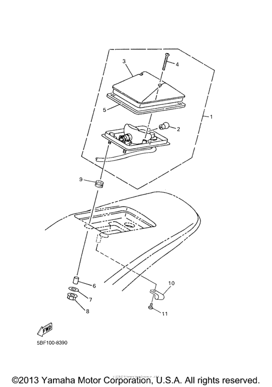 WR400FM Фонарь