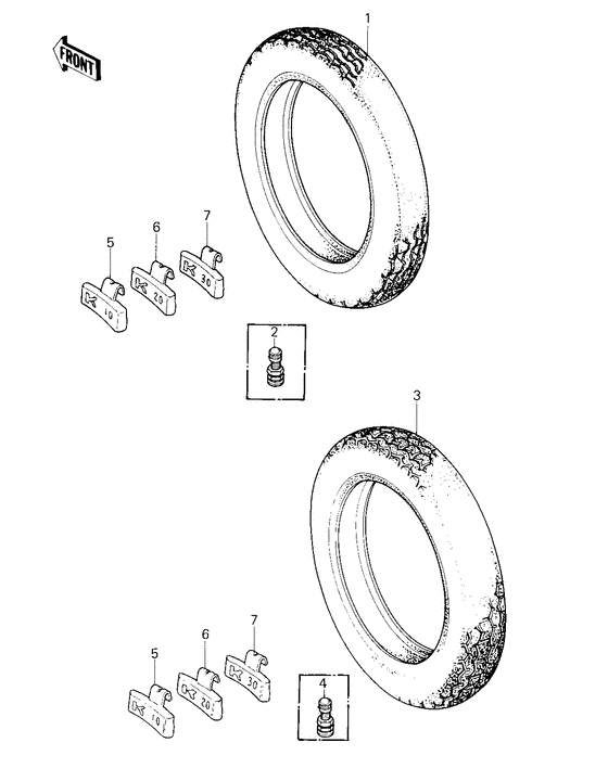 KZ750 Покрышки