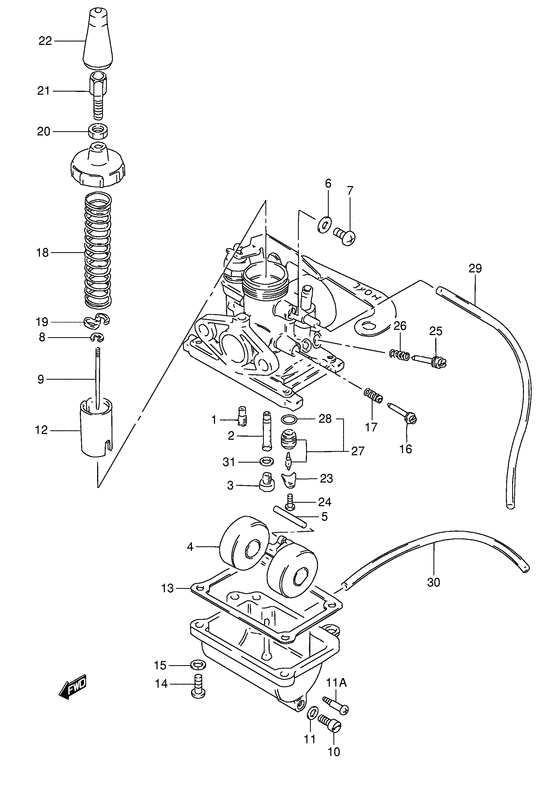 Carburetor assy