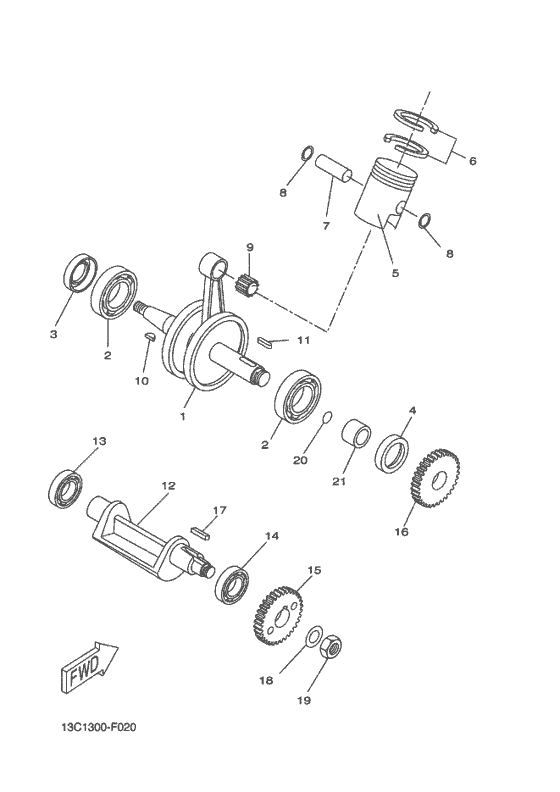 Crankshaft & piston