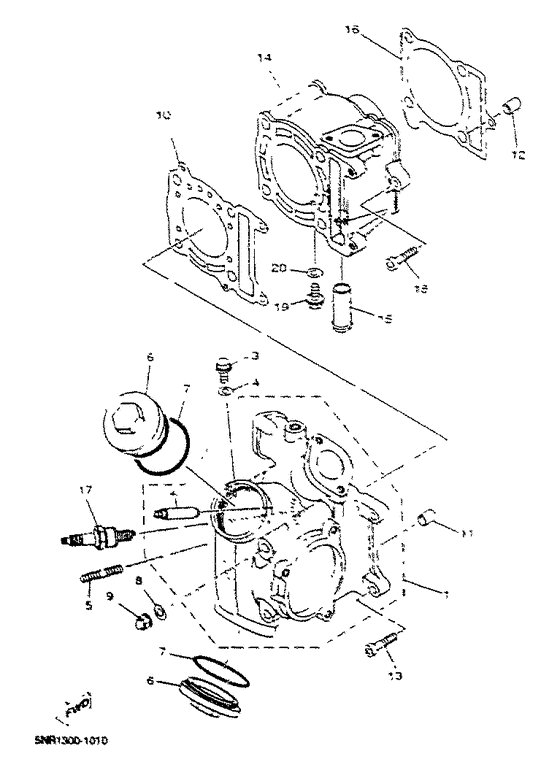 YP125D Цилиндры