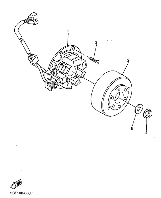 WR400F Генератор