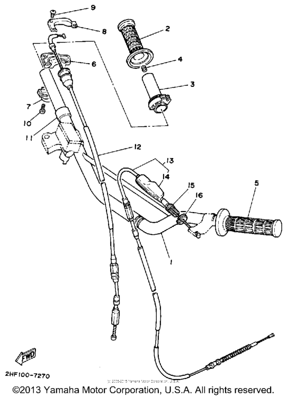 Handlebar-cable