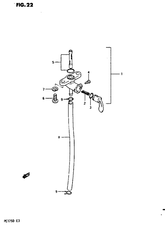PE175 Топливный кран