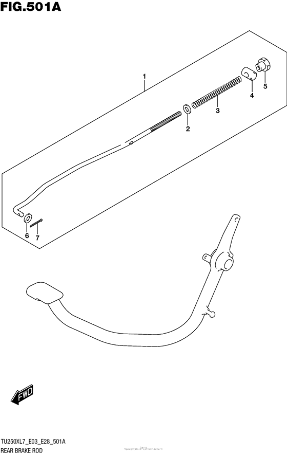 Rear Brake Rod