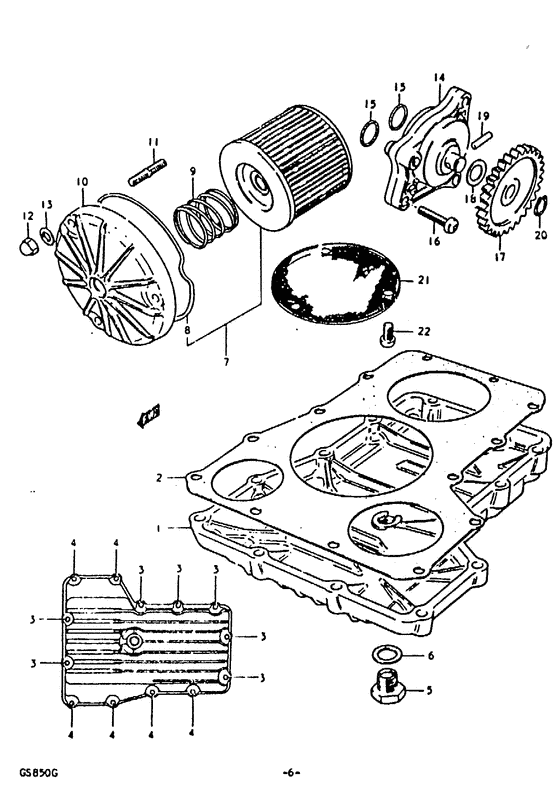 Oil pump - oil filter