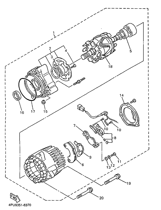 XJR1200 Генератор