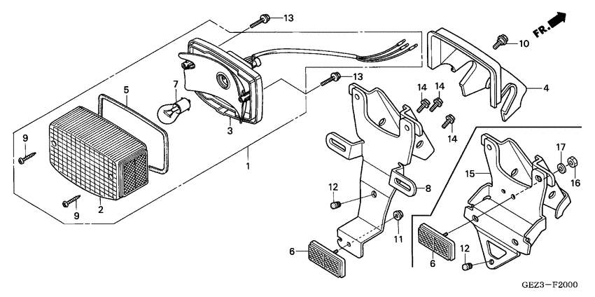 Taillight unit ass`y