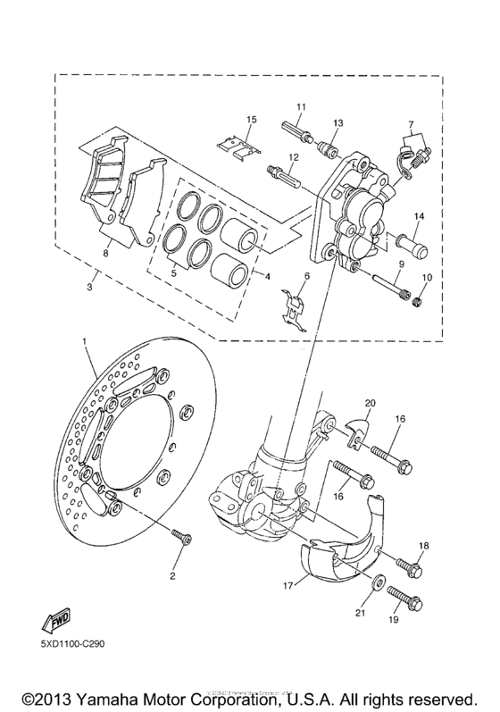  Передний суппорт