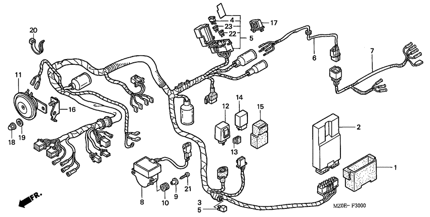 Harness wire