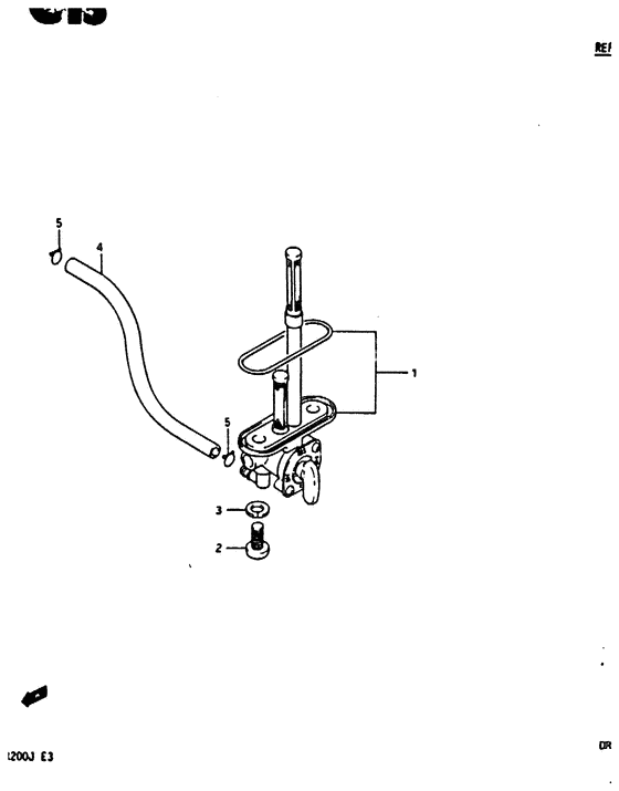 DR200 Топливный кран