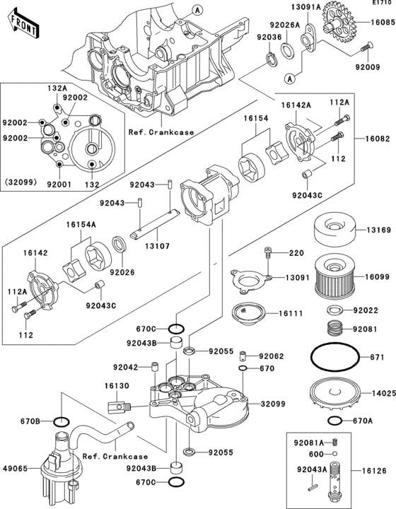 ZR1200 Oil pump / oil filter(1 / 2)