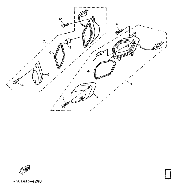 XC125 Поворотники