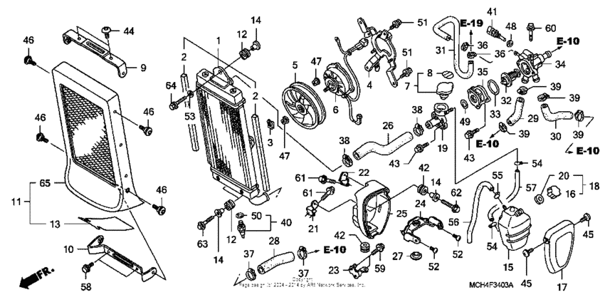 Radiator (vtx1800f)