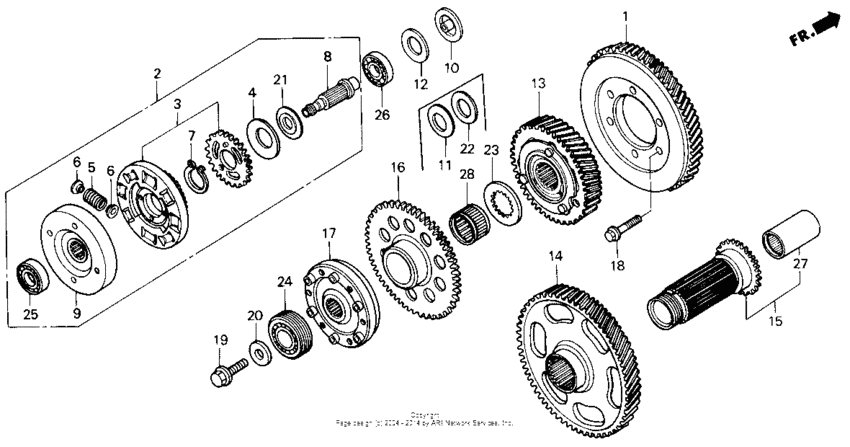 GL1500I Первичный привод