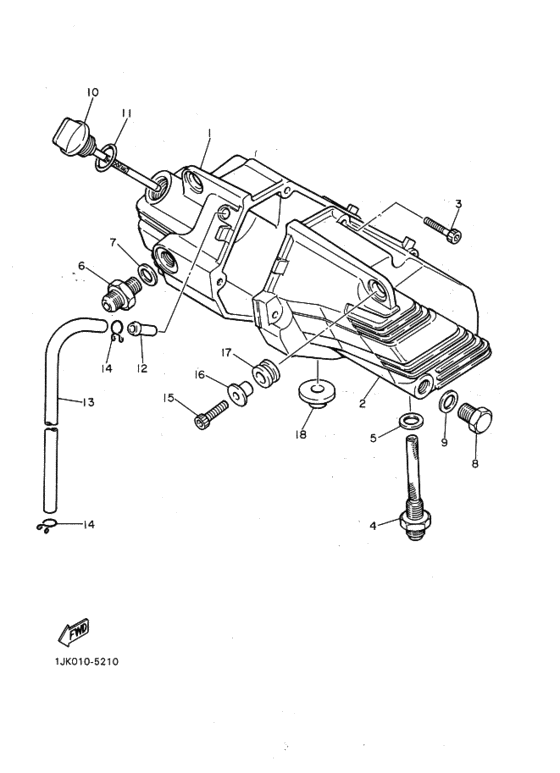 Oil tank assy