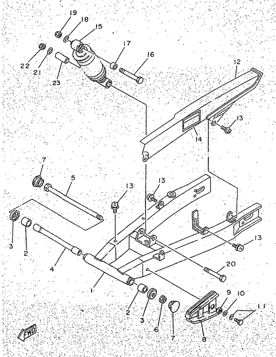 Rear arm. suspension