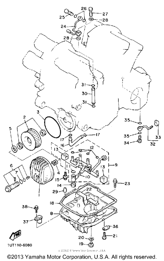 XVZ13DAC Маслянный фильтр