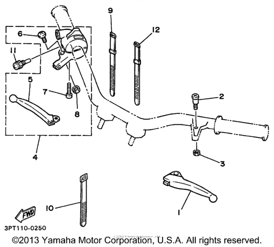 PW50L1 Рулевые переключатели