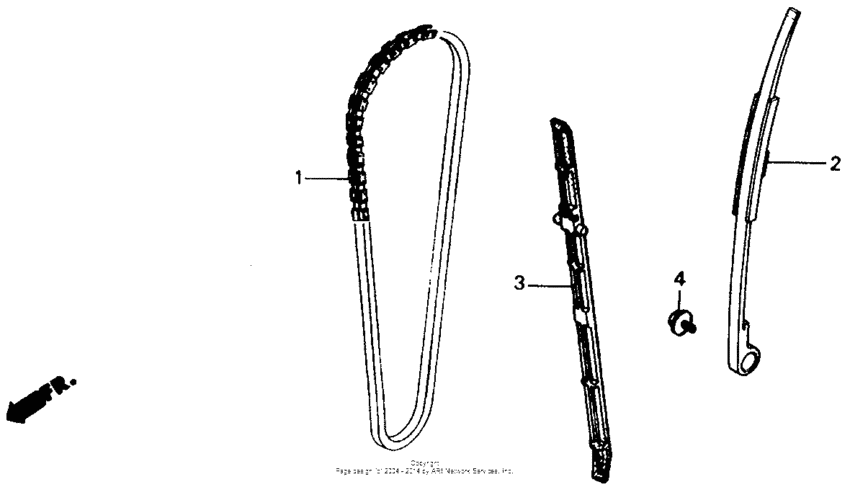 CH250 Цепь ГРМ