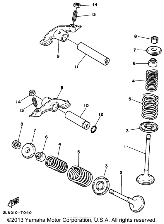 XT225HC Клапана
