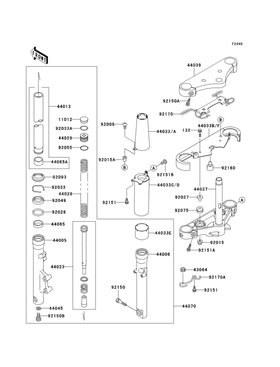 Front fork(1/2)