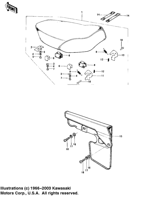 Seat/chain cover
