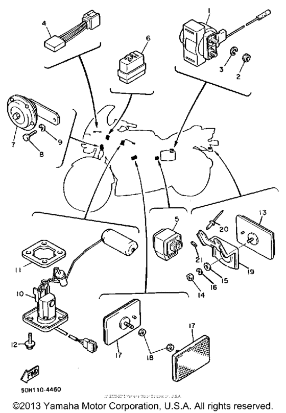 FJ1100LC Электрика