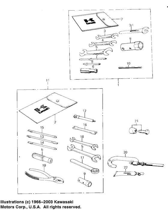 Owner tools/special service tools