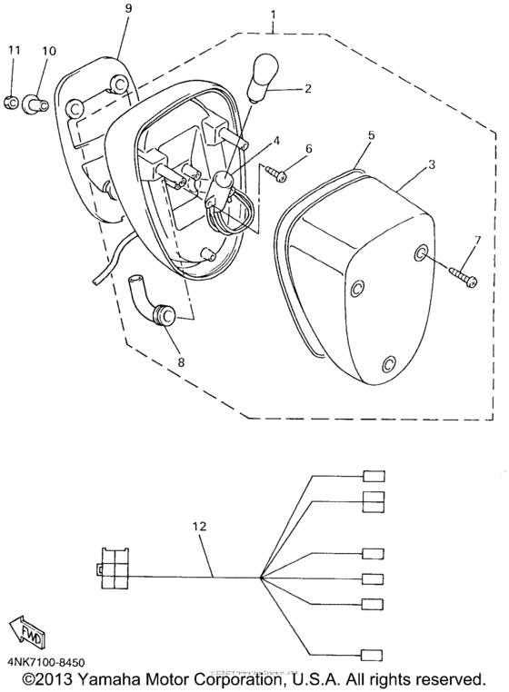 XVZ13TFLC Фонарь