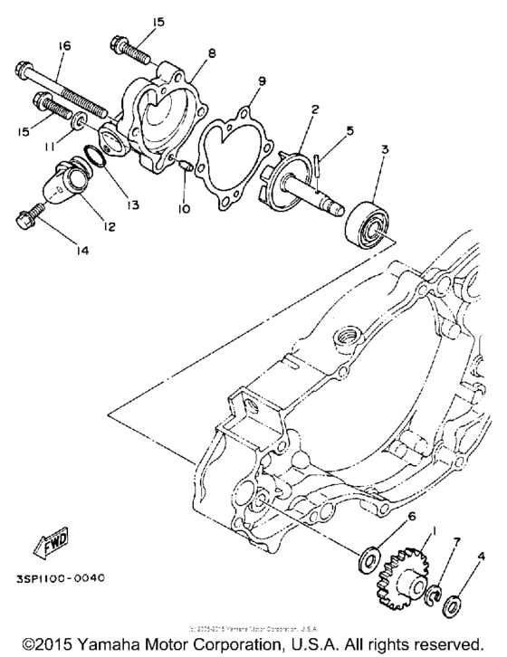 YZ250A Водяной насос
